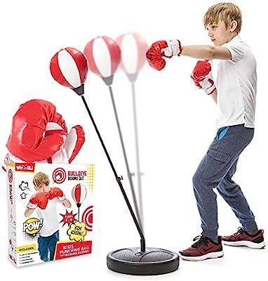 Whoobli Punching Bag for Kids Incl Boxing Gloves | 3-8 Years Old Adjustable Kids Punching Bag wit... | Amazon (US)