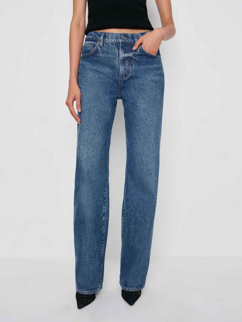 Val 90s Mid Rise Straight Jeans | Reformation (Global)