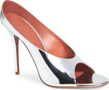 Amina Muaddi Anok Metallic Sandal (Women) | Nordstrom | Nordstrom