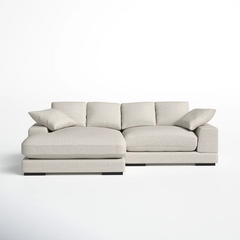 Lonsdale 2 - Piece Modular Upholstered Reversible Chaise L-Sectional | Wayfair North America