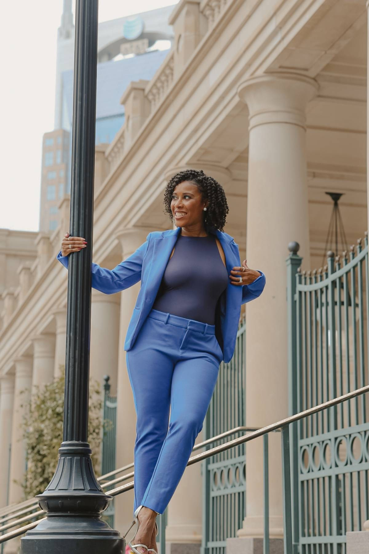 Monday Mood: Power Suited 💼💙
Starting the week strong in this chic blue suit + matching bodysuit combo — because confidence is the best accessory.

#LTKPetite #LTKWorkwear #LTKOver40