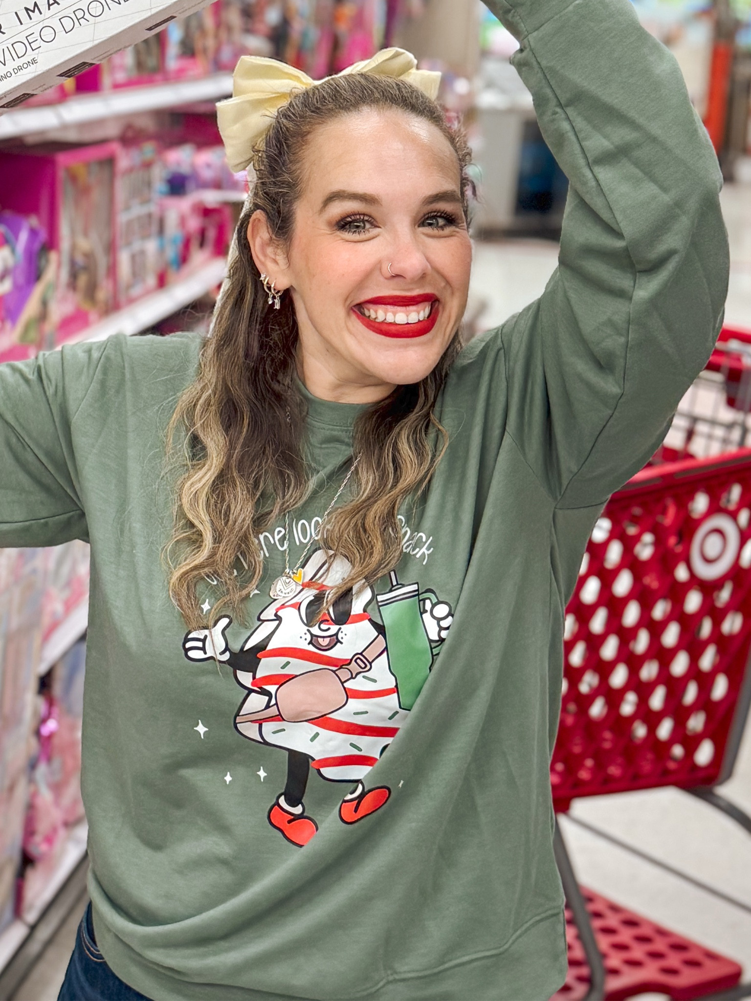 Ready for Christmas, Christmas sweaters, cold weather, and all things holiday with this cute “Out Here Lookin Like A Snack” sweatshirt and ALL the variations they have! Paired with dark black mascara and the perfect Christmas red lipstick for a complete look!
 

Christmas Tree | Christmas sweatshirt | Lookin Like A Snack | Nostalgia | funny sweatshirt | graphic sweatshirt 

#LTKHoliday #LTKFindsUnder50 #LTKSeasonal
