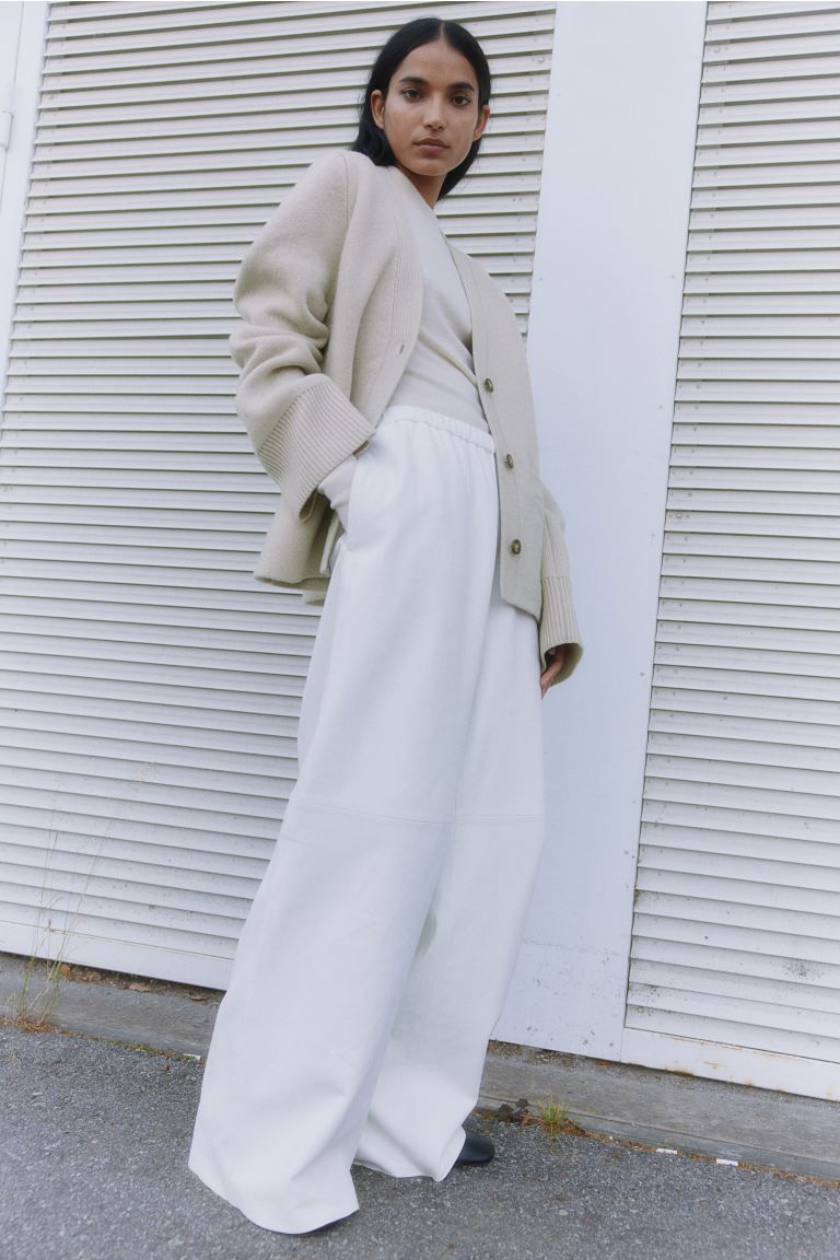 Wool Cardigan - Light beige - Ladies | H&M US | H&M (US + CA)