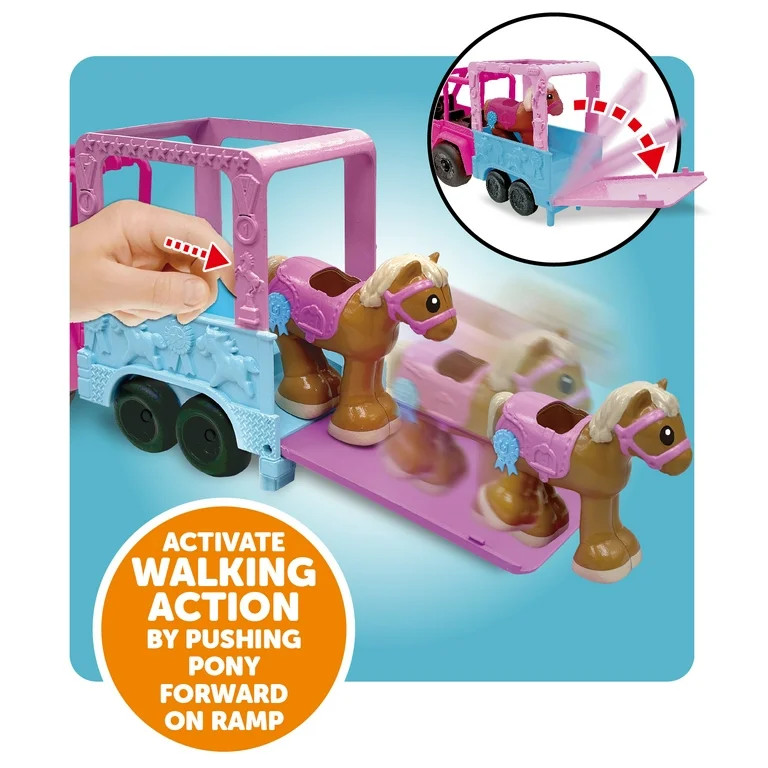 Kid Connection Pony Ranch Play Set with Lights and Sounds, 36 Pieces, Toddler Toys | Walmart (US)