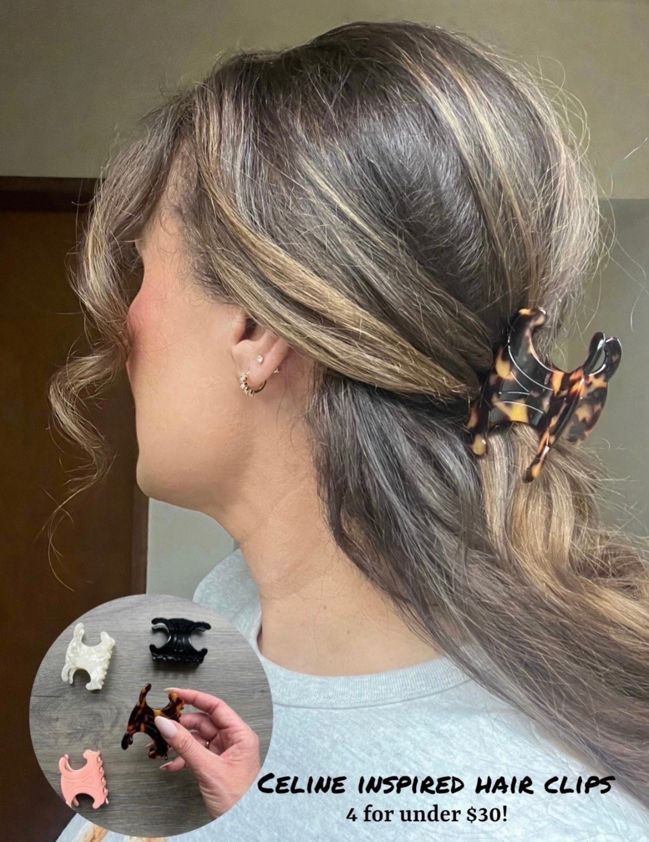 These Celine inspired hair clips are so good! Four for under $30! Designer inspired accessories, Luxe for less, Amazon find, bougie on a budget #LaidbackLuxelife

Hey Beautiful! Feel free to comment on this post if you have any questions! 🫶🏽

Follow me for more fashion finds, beauty faves, lifestyle, home decor, sales and more! So glad you’re here!! XO, Karma

#LTKootd #LTKgrwm #LTKOver40