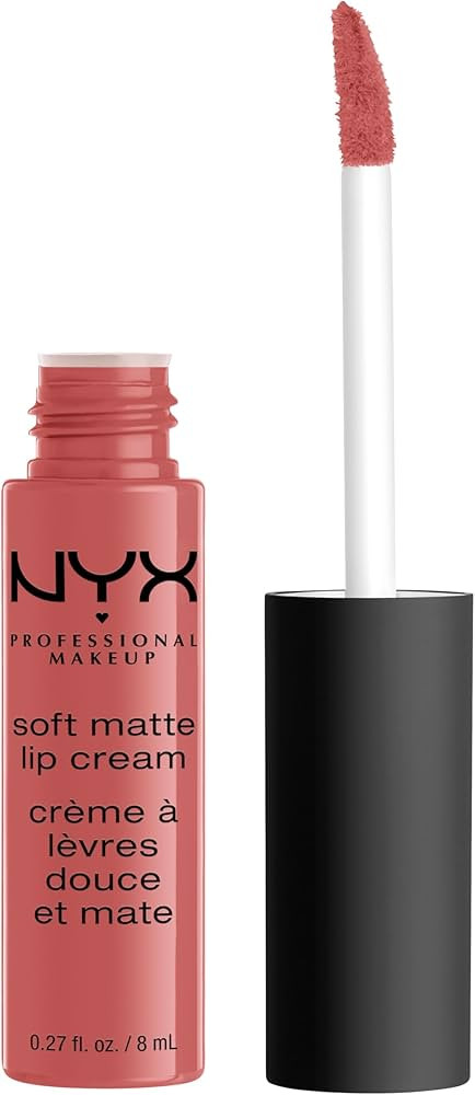 NYX PROFESSIONAL MAKEUP Soft Matte Lip Cream, Lightweight Liquid Lipstick - Zurich (Matte Muted R... | Amazon (US)