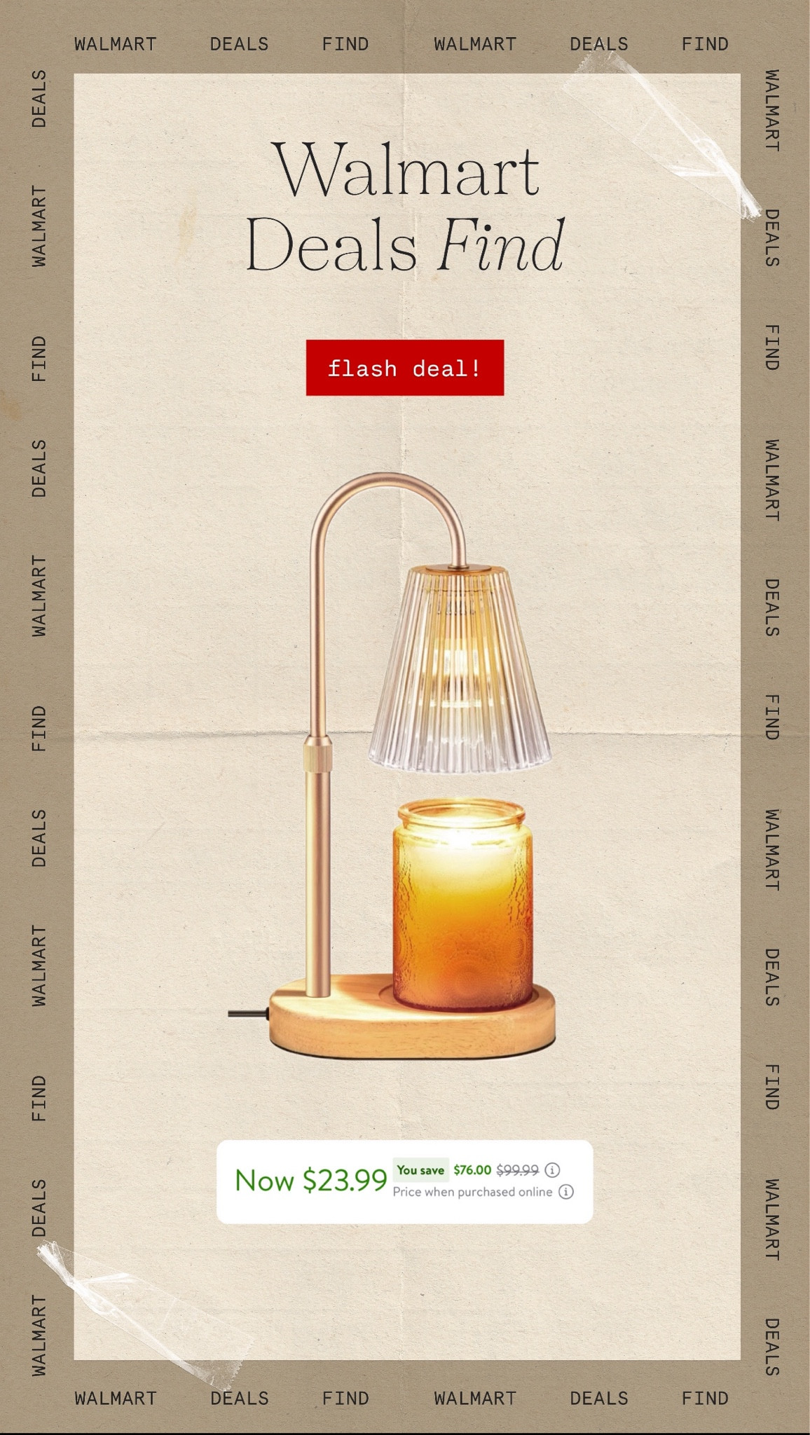 Flash deal!! Cute candle warmer lamp for  $23.99! I have this shape and love it! Makes a good gift also great for dorm or BTS! #walmartdeals

#LTKFindsUnder50 #LTKHome #LTKSaleAlert