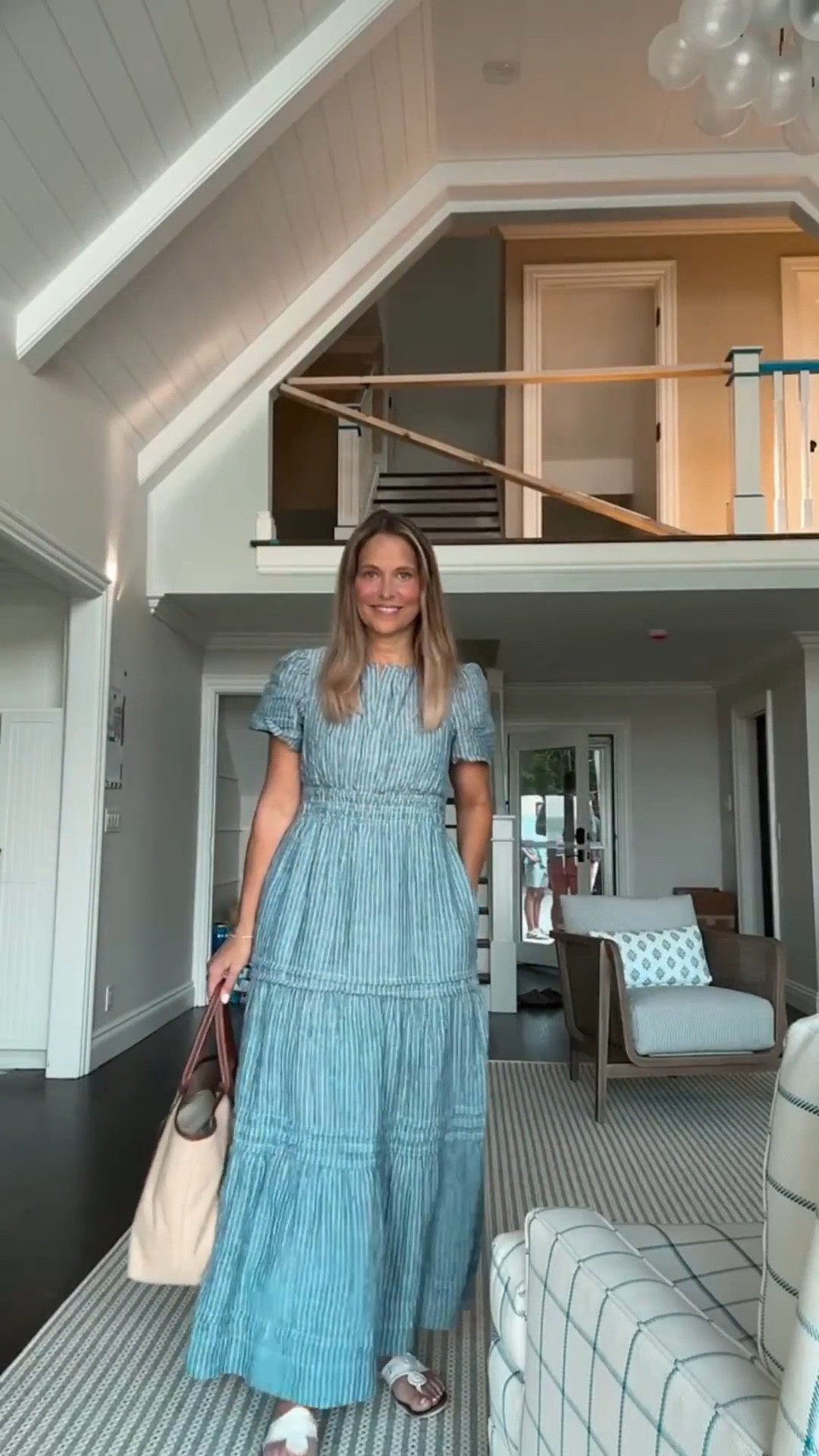 This Quince striped dress makes me feel confident and shows my body at its best. So figure flattering on so many body types! Pair it with sandals or sneakers! Plus mix and match metals when you start adding on your accessories! 

#LTKMidsize #LTKOver40 #LTKSeasonal