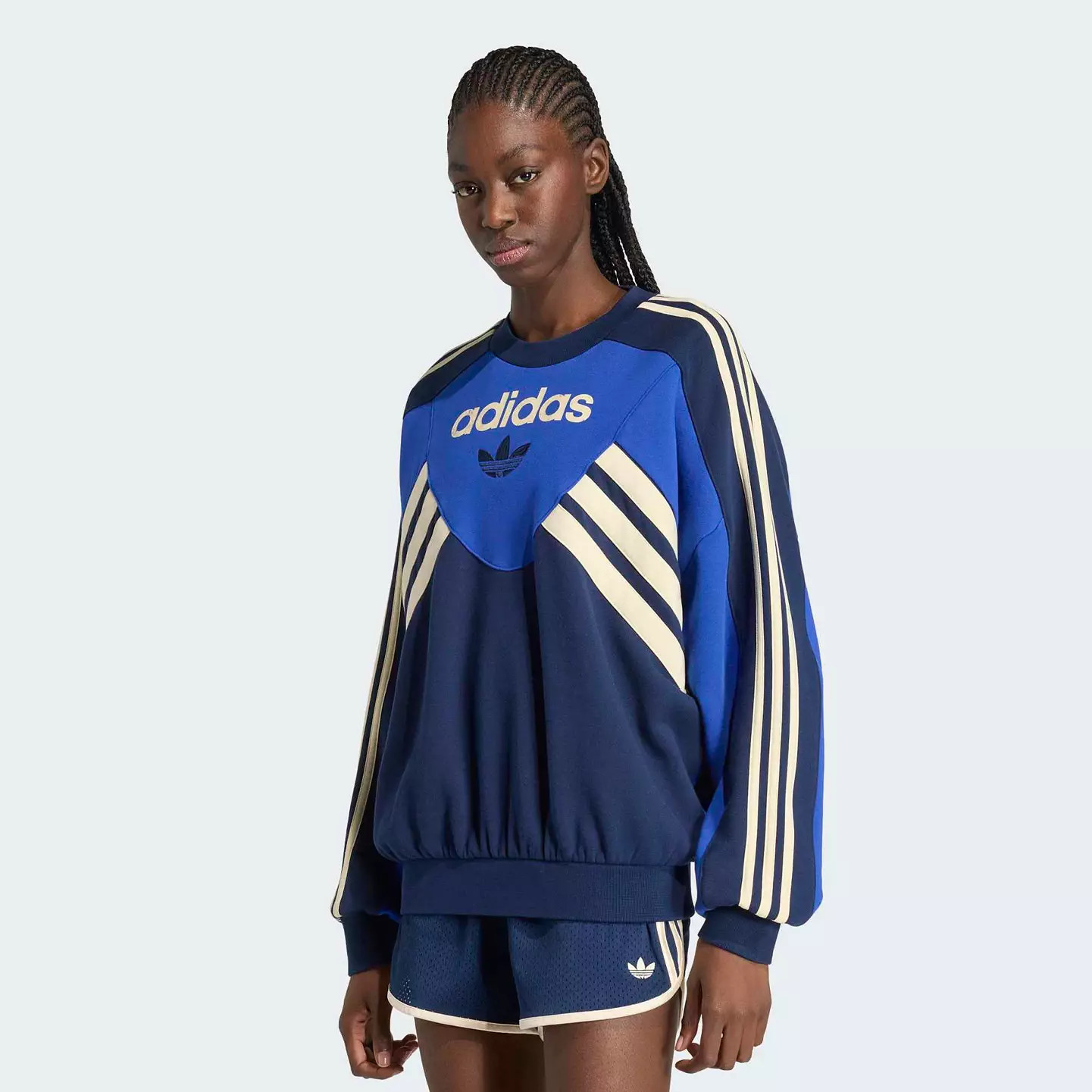 adidas Originals Women's Garment Washed Graphic Crew Sweatshirt | DICK'S Sporting Goods