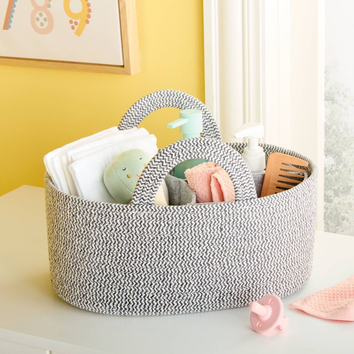 Coiled Rope Diaper Caddy with Dividers - Cloud Island™ | Target