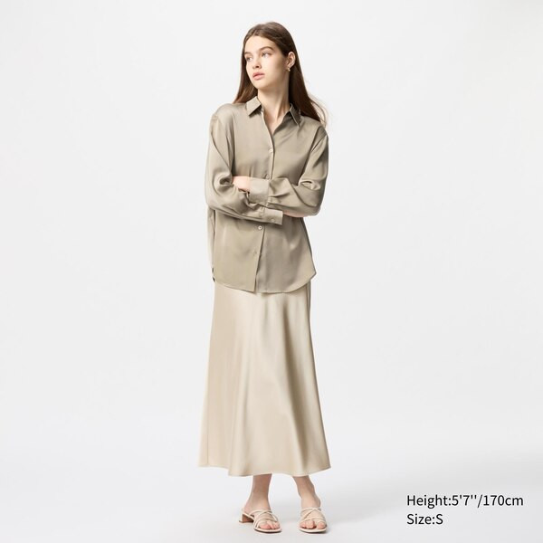 Satin Skirt | UNIQLO US | UNIQLO (US)