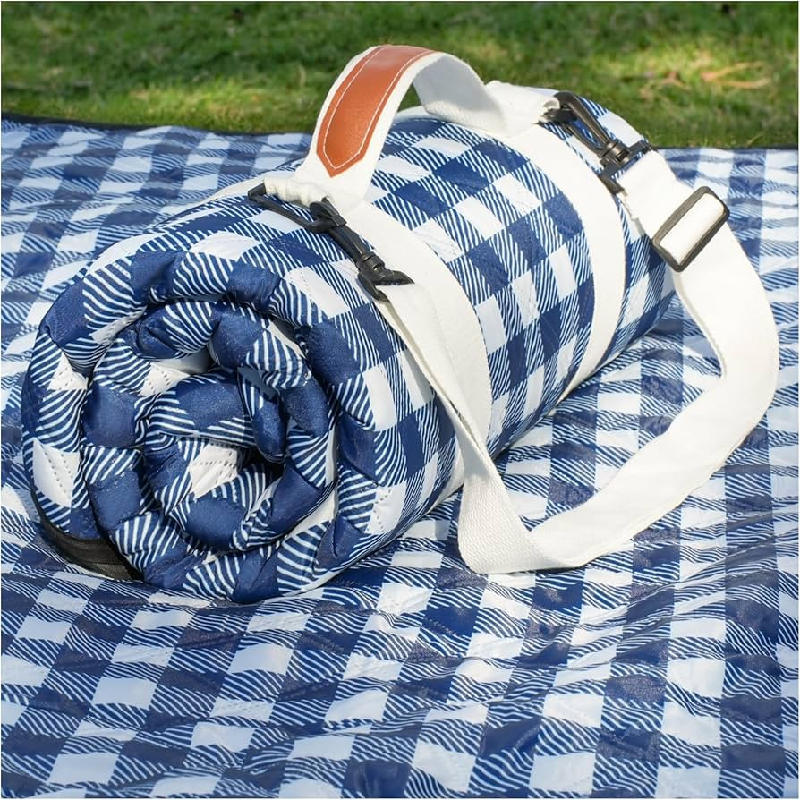 Genovega Waterproof Picnic Blanket Beach Outdoor Mat Registry Wedding Search by Name Registry Mus... | Amazon (US)