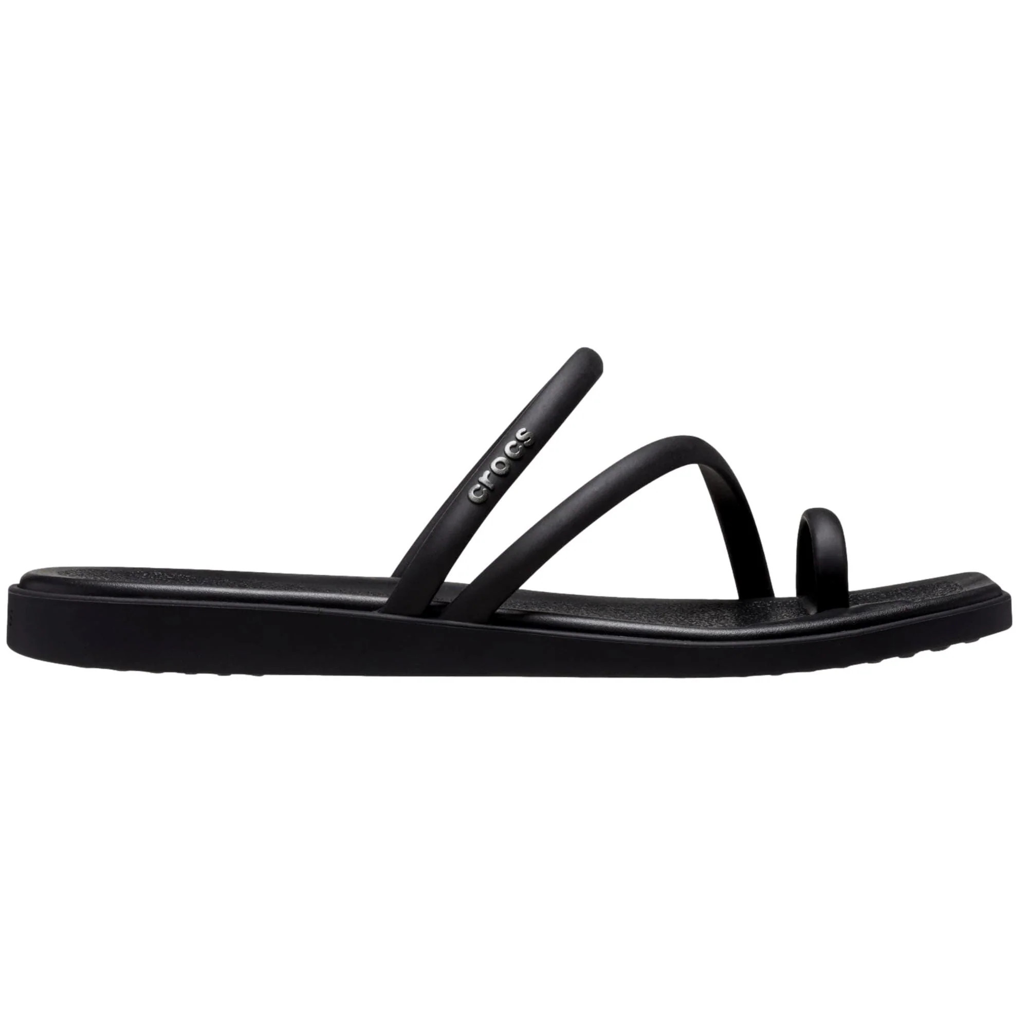 Women's Crocs Miami Toe Loop Sandal Black 209862-001 | Shop Simon
