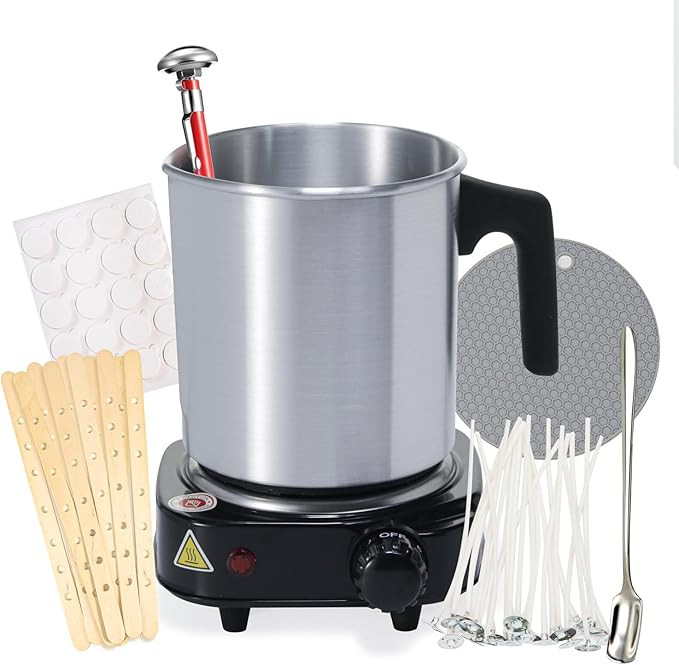 Aroparc Wax Melting Pot with Hot Plate, 40oz/1200ml Pouring Pot | Amazon (US)