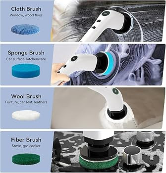 Amazon.com: Swyprrix Electric Bathroom Cleaning Brush, Cordless Spin Scrubber Full Body Waterproo... | Amazon (US)