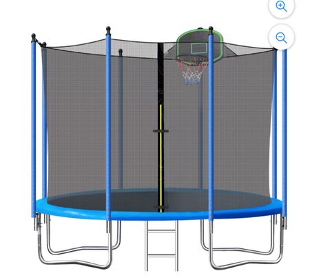 10FT trampoline with enclosure and basketball hoop on major sale 

#LTKfamily #LTKsalealert #LTKkids