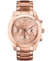 Click for more info about Caravelle New York by Bulova Women's Chronograph Rose Gold-Tone Stainless Steel Bracelet Watch 36mm 