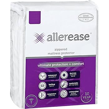 AllerEase Ultimate Protection and Comfort Waterproof, Bed Bug, Antimicrobial Zippered Mattress Pr... | Amazon (US)