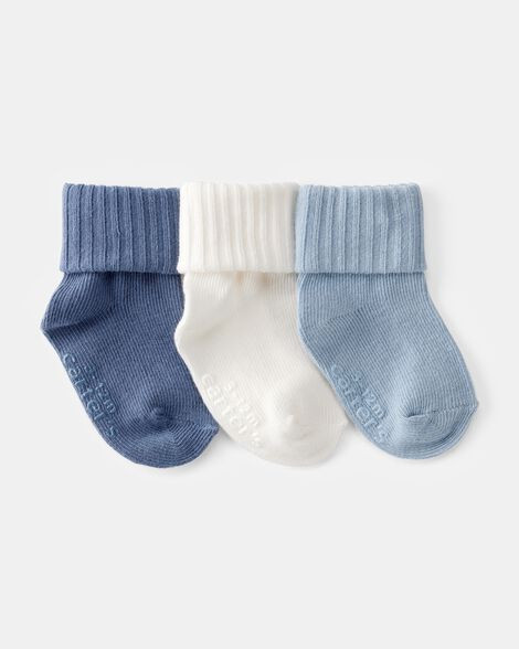 Baby Boy 3-Pack Booties | Carter's Inc