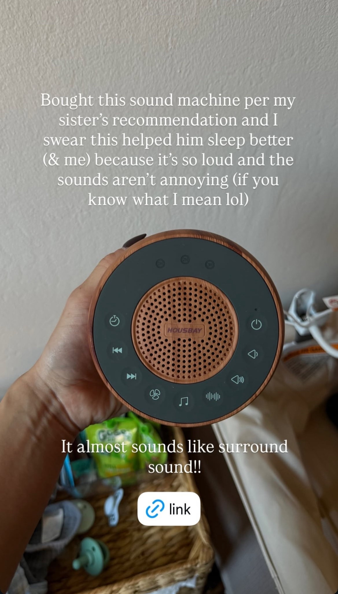 Such a great Amazon find! Bought this sound machine per my sister's recommendation and I swear this helped him sleep better (& me) because it's so loud and the sounds aren't annoying if you know what I mean lol)!

#LTKHome #LTKFindsUnder50 #LTKBaby