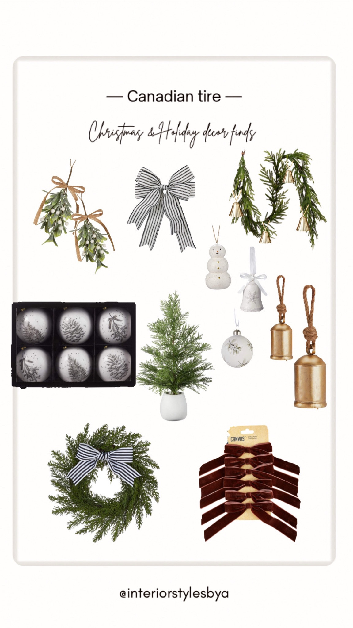 Found these gorgeous affordable holiday finds at Canadian Tire X Canvas, they have some of the cutest finds this year. I love all the neutral color palette for the holiday collection. 
Canadian Tire | Holiday season | Christmas decor | Canadian blogger

#christmasdecor #holidaydecor #affordablefinds

#LTKgiftguide #LTKcanada #LTKsale