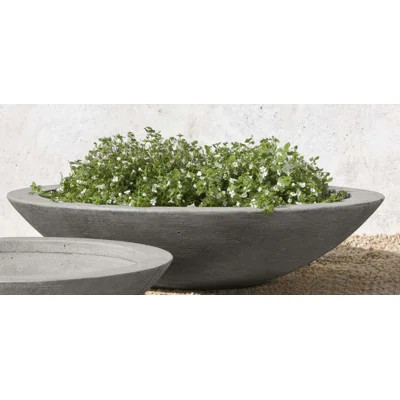 Zen Cast Stone Pot Planter | Wayfair North America