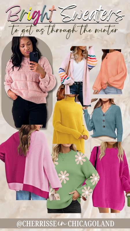 The winter blues are real thing especially up here in Chicagoland. These bright sweaters can lift your mood and the mood for everyone around you! 

#amazonfind #walmartfind #ltkwinterwardrobe #winterwardroberefresh #wardroberefresh

#LTKfindsunder50 #LTKHoliday #LTKstyletip