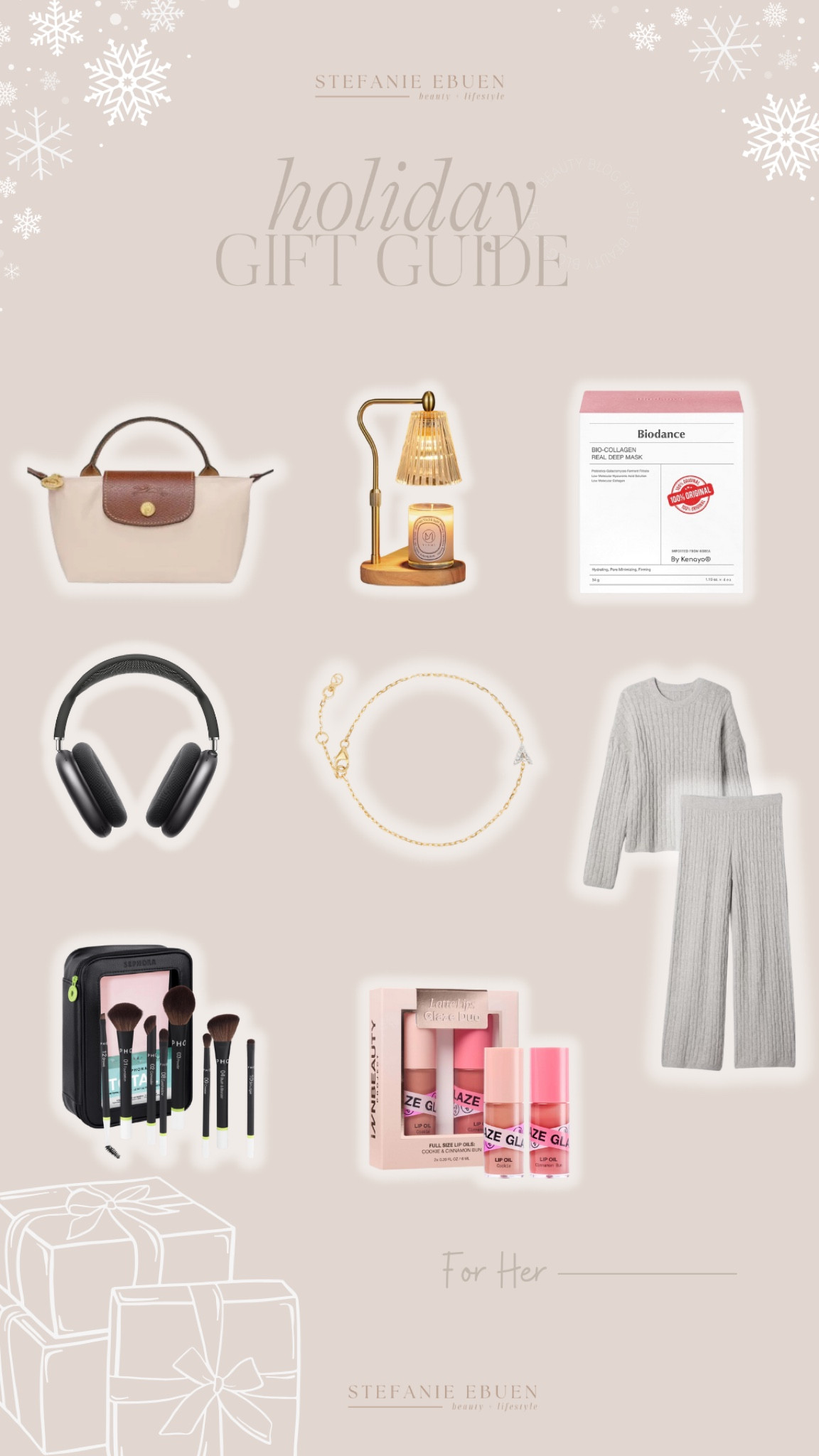 Holiday gift ideas for her 

#LTKgiftguide #LTKstyletip #LTKbeauty