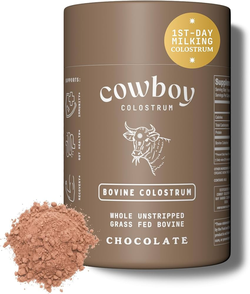 COWBOY COLOSTRUM Powder - Bovine Colostrum Powder for Women & Men - First Day Milking Whole Colos... | Amazon (US)