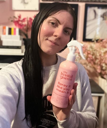 spray it like you mean it 💖✨ swipe for before and after using this hair detangling spray by the frontal queen  

here’s what i love 👇
✨ made with ingredients including coconut oil and shea butter
✨ leaves my hair with a beautiful, fresh scent that lasts 
✨ made brushing my hair a smooth and easy experience 

💖 shop it on my ltk @ banannie or on my amazon storefront - links in my bio! 

@thefrontalqueen @stackinfluence #thefrontalqueen #thefrontalqueenpartner #curlyhair #blackowned

#TheBanannieDiaries #TheBanannieDiariesByAnnie #hairgoals #hairlovers #hairlove #detangling #detangler #haircare #tangledhair #sleekhair #sleekhairstyles #longhair #hairproducts #founditonamazon 

#LTKGiftGuide #LTKfindsunder50 #LTKbeauty