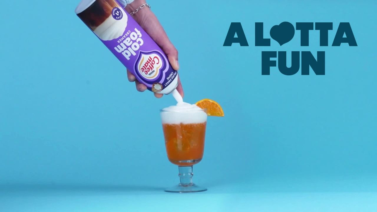 Coffee mate Non Dairy French Vanilla Flavored Cold Foam Coffee Creamer, 14 fl oz Can | Walmart (US)