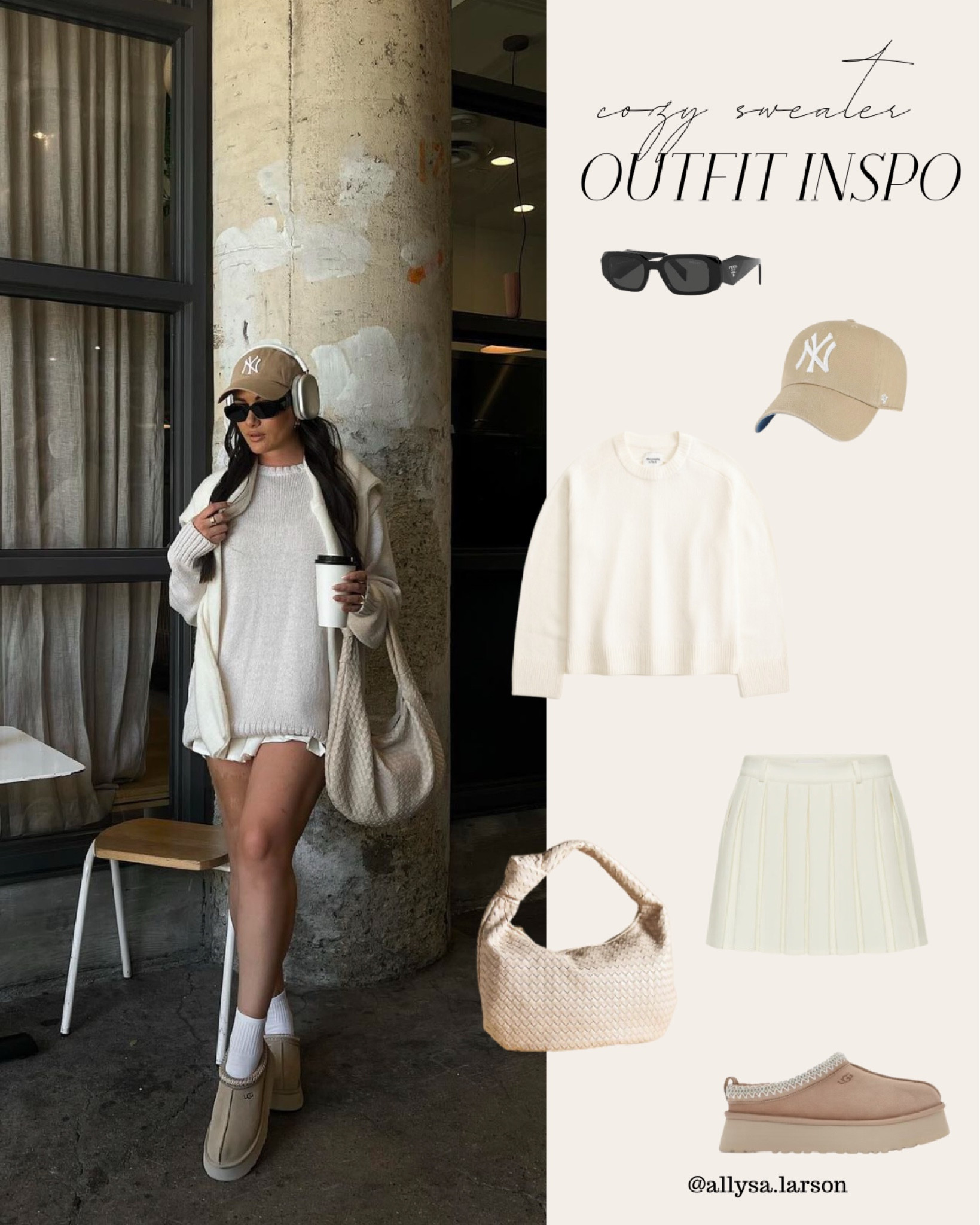 Cozy sweater outfit styled with uggs and a pleated mini skirt for fall

#LTKShoeCrush #LTKSeasonal #LTKStyleTip