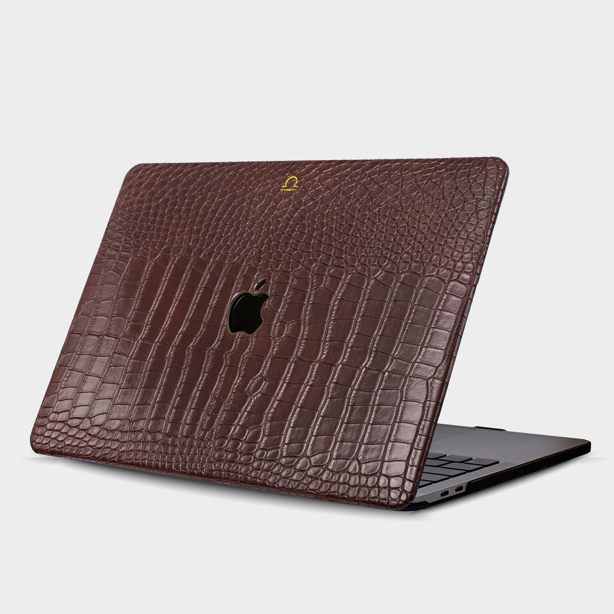 Dark Brown Lizard MacBook Personalized Case | INSERIF (US)