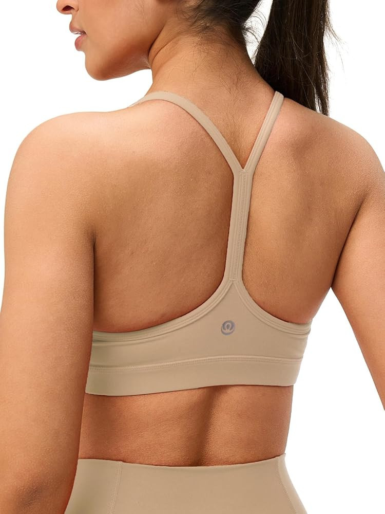 Y Back Sports Bra Strappy Padded U Neck | Amazon (US)