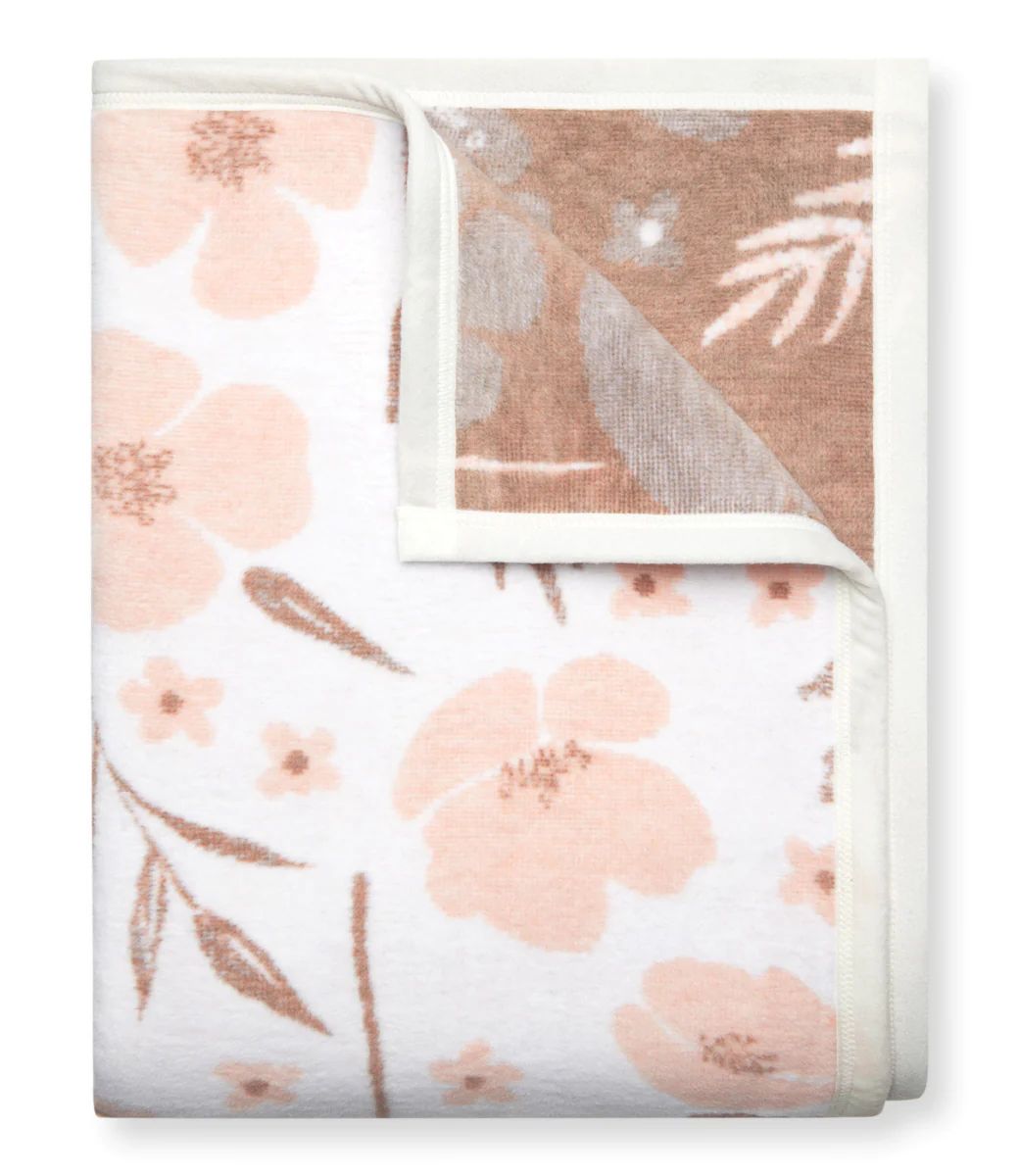Watercolor Floral Blanket | ChappyWrap