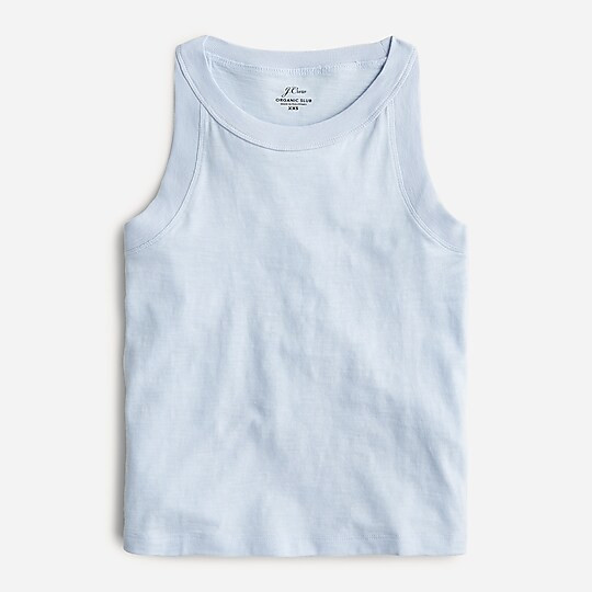 '90s cropped organic slub cotton tank | J. Crew US