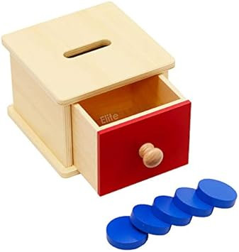 Elite Montessori Coin Box with Thicker Coins | Amazon (US)