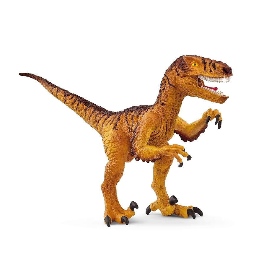 Schleich Dinosaurs - 7", Realistic Velociraptor Dinosaur Toy. Detailed Dino Action Figure with Mo... | Amazon (US)