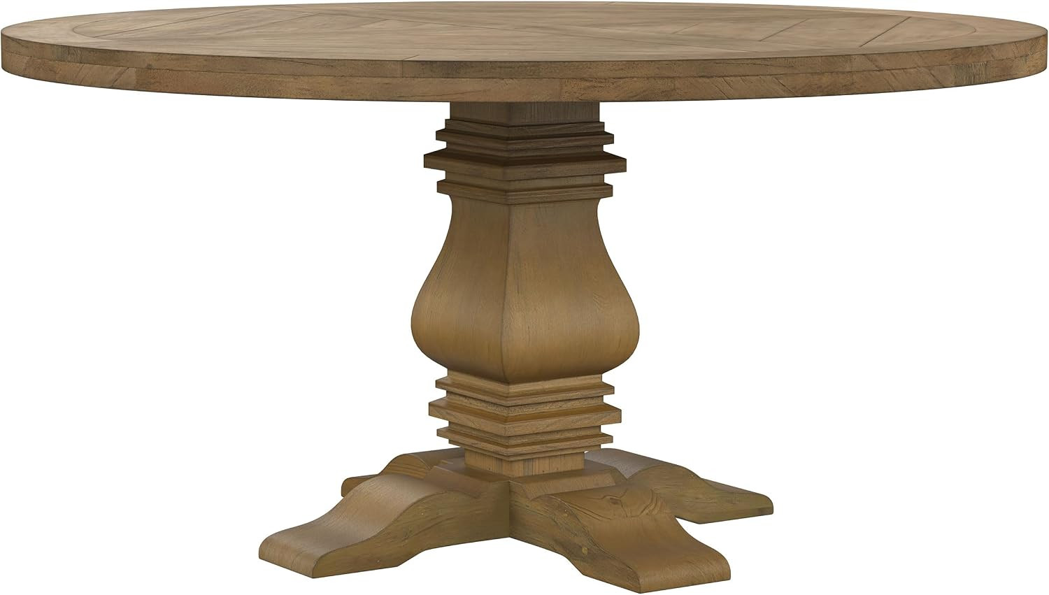Donny Osmond Home Coaster Furniture Florence Round Pedestal Dining Table Rustic 180200 | Amazon (US)