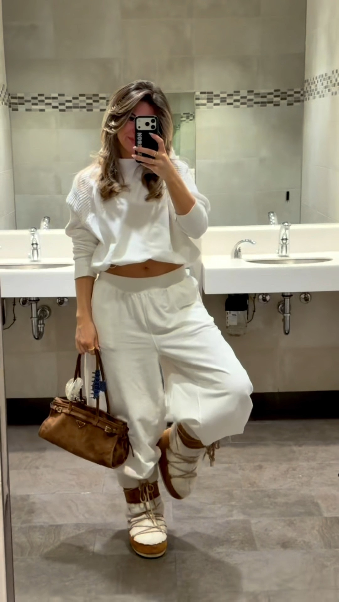 Traveling to Canada for winter ski vacation! white oversized comfy travel outfit and black date night look. 

Electric picks code: emerson20
Vici code: emerson30
Vivrelle code: emersonhannon

Wearing my usual smalls

Luggage
Packing
Travel
Winter vacation
Ski trip
Travel set
Airport look
Date night
Black skort
Long sleeve corset top


#LTKdayinmylife #LTKTravel #LTKgrwm