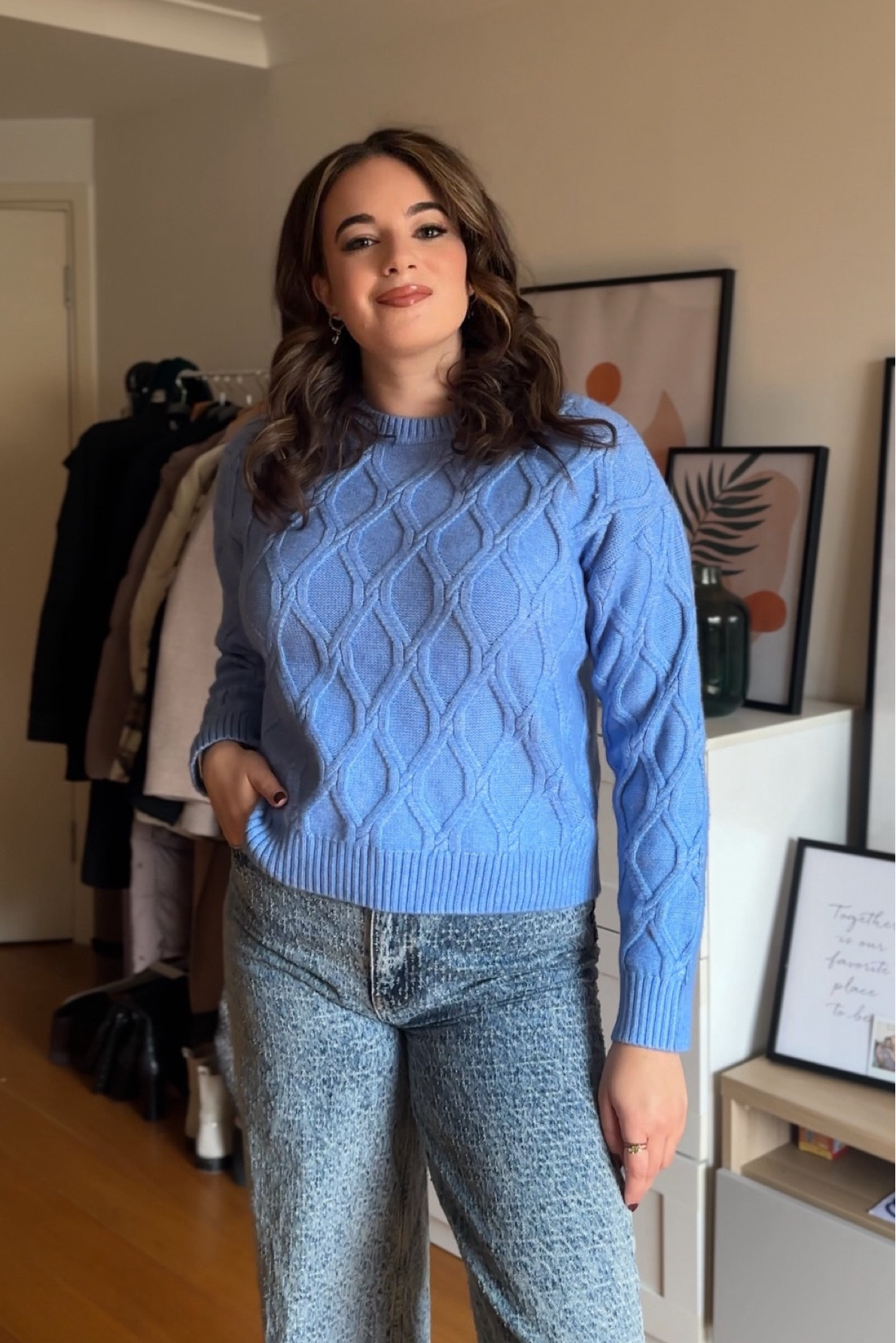 The perfect blue jumper for winter ❄️ 

#LTKwinter #LTKuk #LTKmidsize