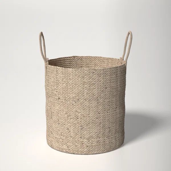 Storage Basket With Handle Jute Blond | Wayfair North America