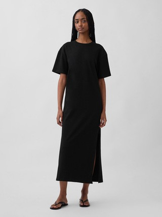 Heavyweight Oversized Maxi T-Shirt Dress | Gap (CA)