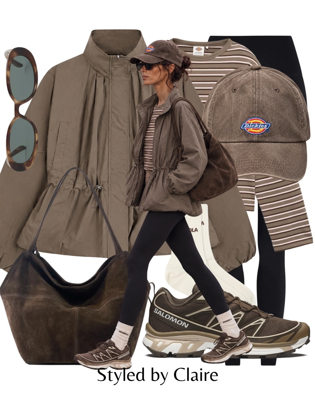 CINCHED WAIST JACKET🍂
Tags: brown puffer jacket couture club black leggings stripe top pull bear Salomon xt 6 expanse trainers cap suede tote bag fashion cool girl inspo autumn city break outfit ideas school run

#LTKautumn #LTKshoes #LTKstyletip
