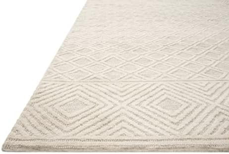 Amazon.com: Loloi II Neda Collection NED-04 Ivory / Natural, Transitional 5'-0" x 7'-6" Area Rug ... | Amazon (US)