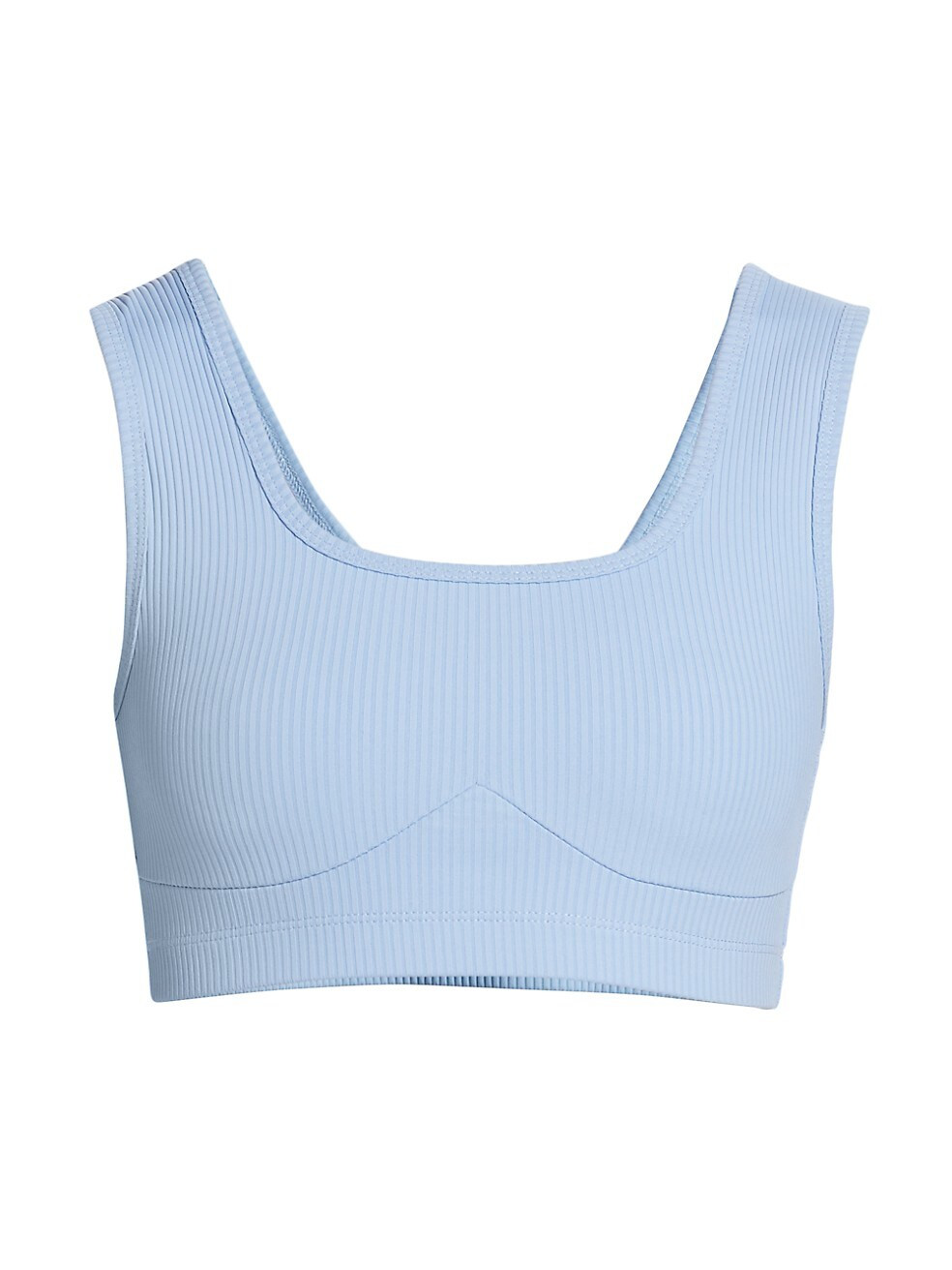 Gia Rib-Knit Longline Sports Bra | Saks Fifth Avenue