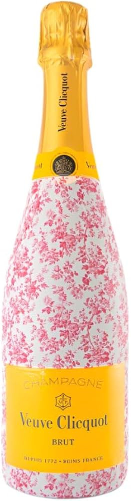 beaubottles Grandmillenial Pink Floral Wrap for Champagne – Veuve Edition – Custom Wine Bottl... | Amazon (US)