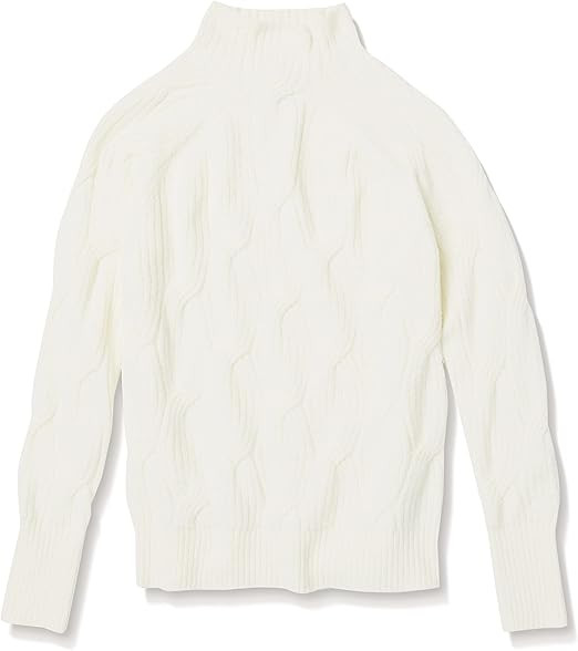 Amazon Essentials Women's Winter Long-Sleeve Sweater, Soft Touch Funnel Neck Cable Knit | Amazon (US)