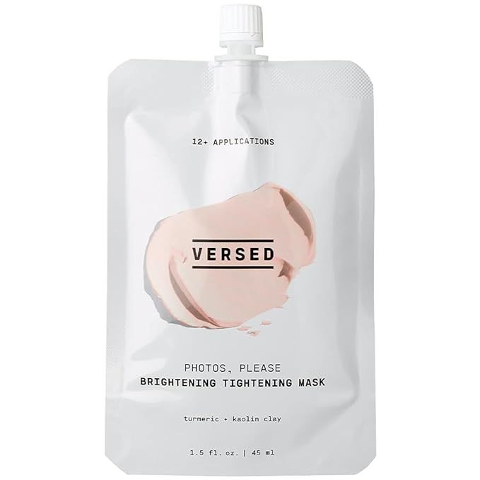 Versed Photos, Please - Tightening, Brightening Face Mask with Turmeric and Kaolin Clay - Pore-Ti... | Amazon (US)