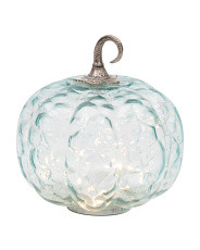 Led Glass Pumpkin Decor | Marshalls